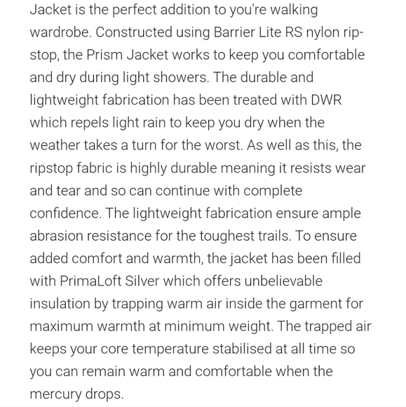 Montane Prism Ultra Half Zip Men's Jacket - Picture 7 of 10